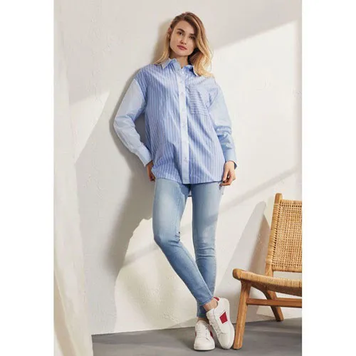 شومیز زنانه دو رنگ اسمارا کد 366272