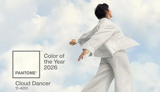راهنمای کامل استایل و ست کردن رنگ سفید ابری ( Cloud Dancer )