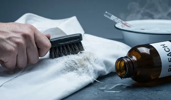 اشتباهات رایج هنگام پاک کردن لکه عرق لباس