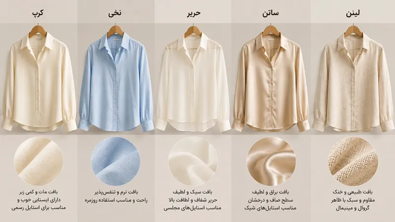 جنس پارچه شومیز