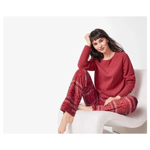 ست بلوز شلوار حوله ای زنانه اسمارا کد 485203