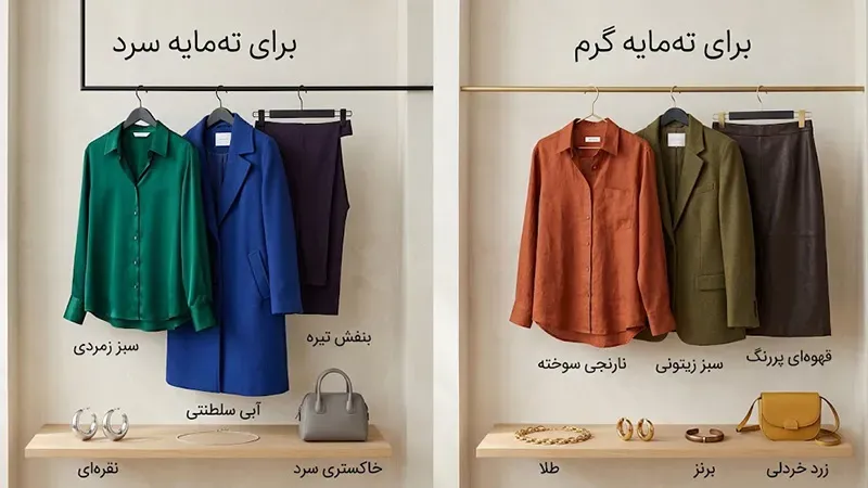 انتخاب رنگ لباس برای پوست متعادل