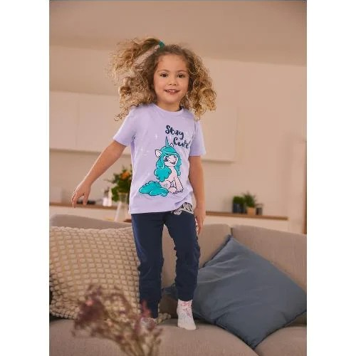 ست تیشرت وشلوار دخترانه لوپیلو کد 463999
