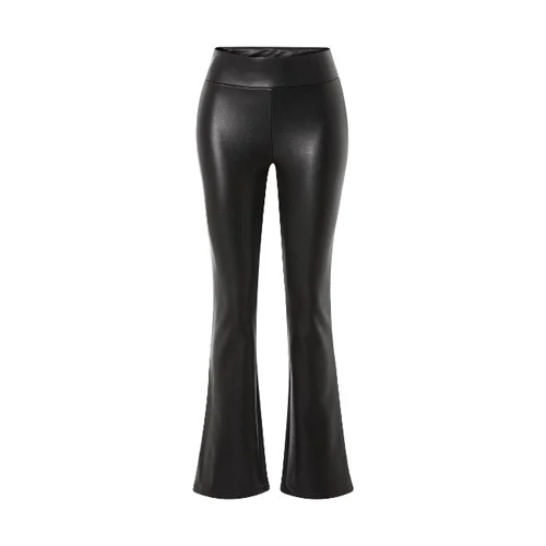 لگ شلواری چرم زنانه مدل بوت کات اسمارا کد 464222