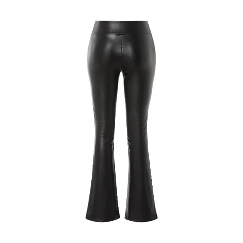 لگ شلواری چرم زنانه مدل بوت کات اسمارا کد 464222