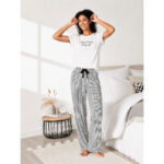 ست تیشرت و شلوار زنانه اسمارا کد 437582 - Image 2